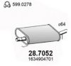 MERCE 1634904701 End Silencer